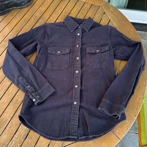 Navy moleskin Filson shirt